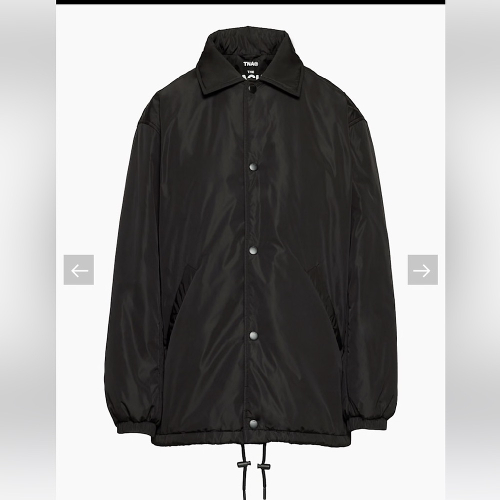 TNA Coaches Jacket Black Size XS